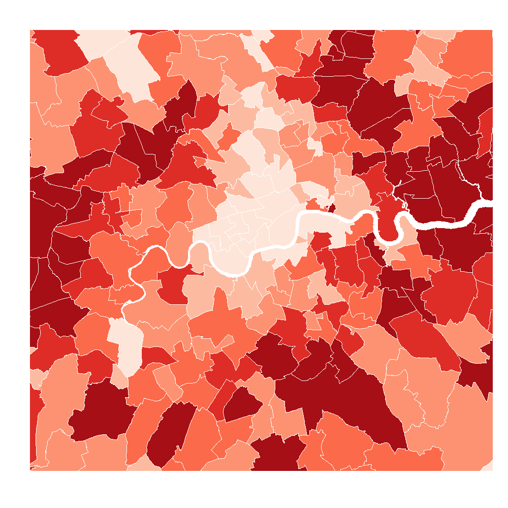 Rental Heat-Map Yields for England and Wales