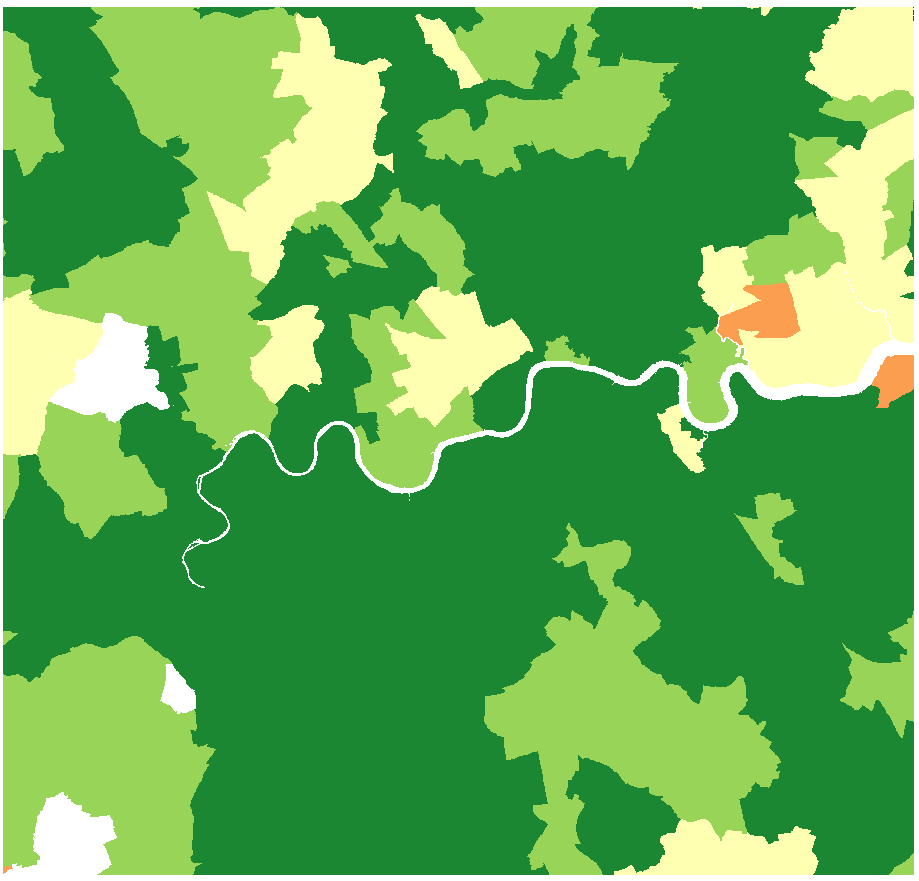 Time to Sell Heatmap for London